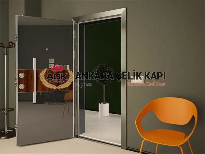 Optima Cam Çelik Kapı