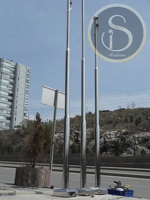 Paslanmaz Krom Bayrak Diregi