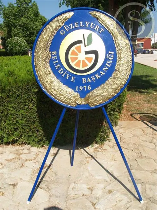 Metal Çelenk 90 cm