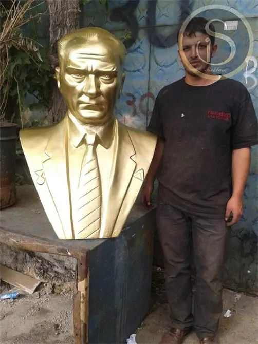 Alüminyum Atatürk Büstü