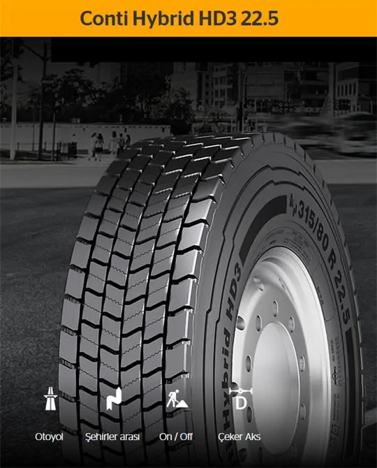 Conti Hybrid HD3 22.5 Yol/Yol disi Insaat Lastigi