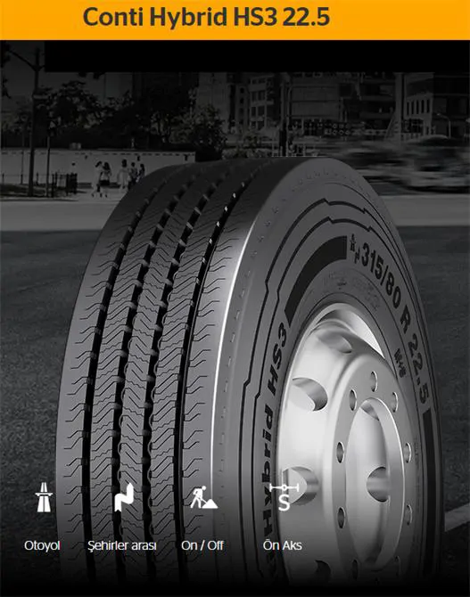 Conti Hybrid HS3 22.5 Otoyol Kamyon Lastigi