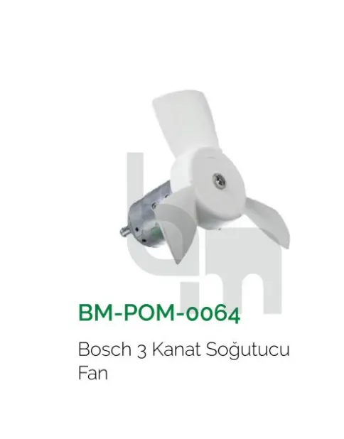 BETON POMPASI / 3 KANAT SOGUTUCU FAN
