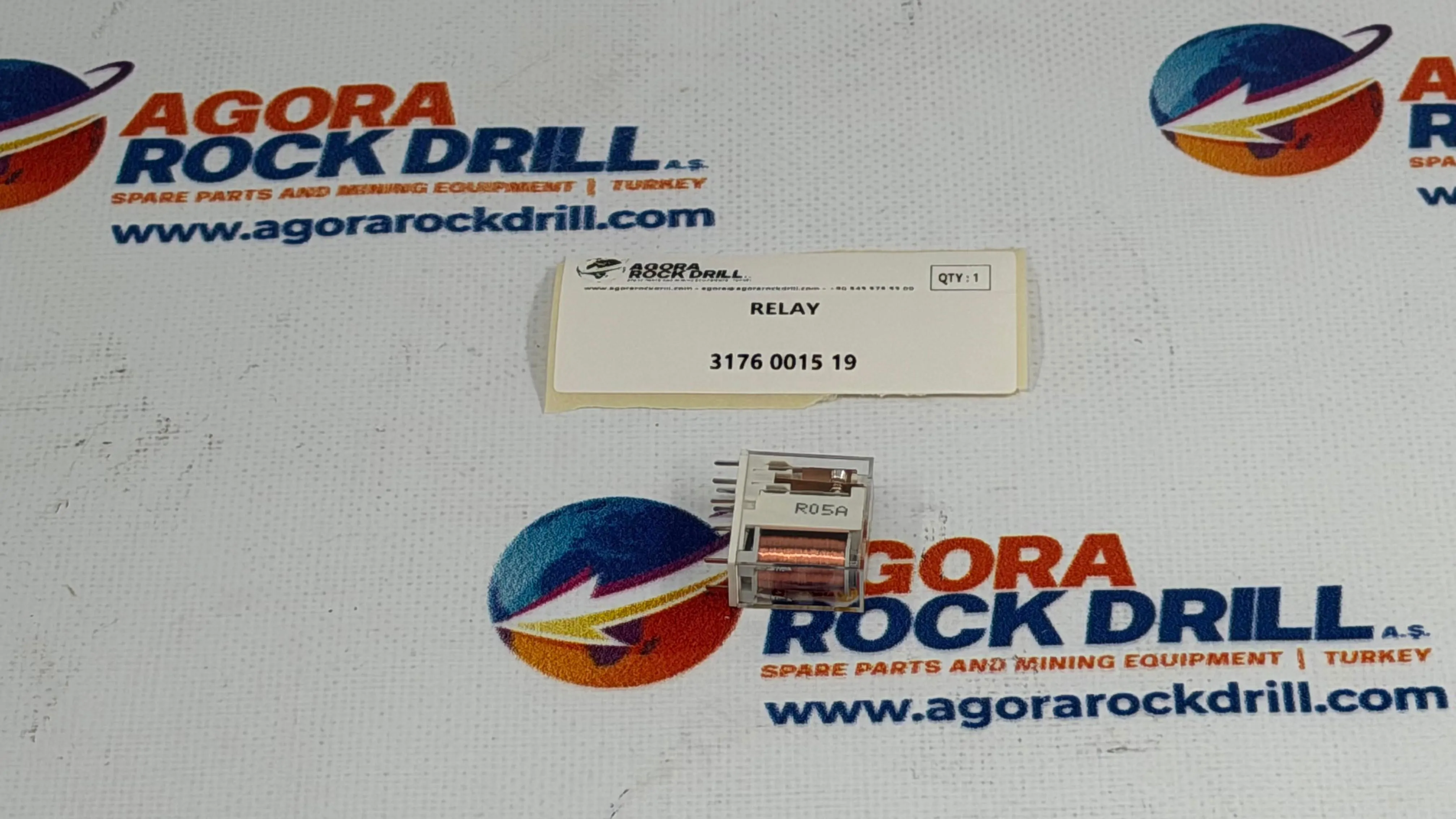 Epiroc - Atlas Copco - Relay - 3176 0015 19 - 3176001519 - 3176-0015-19