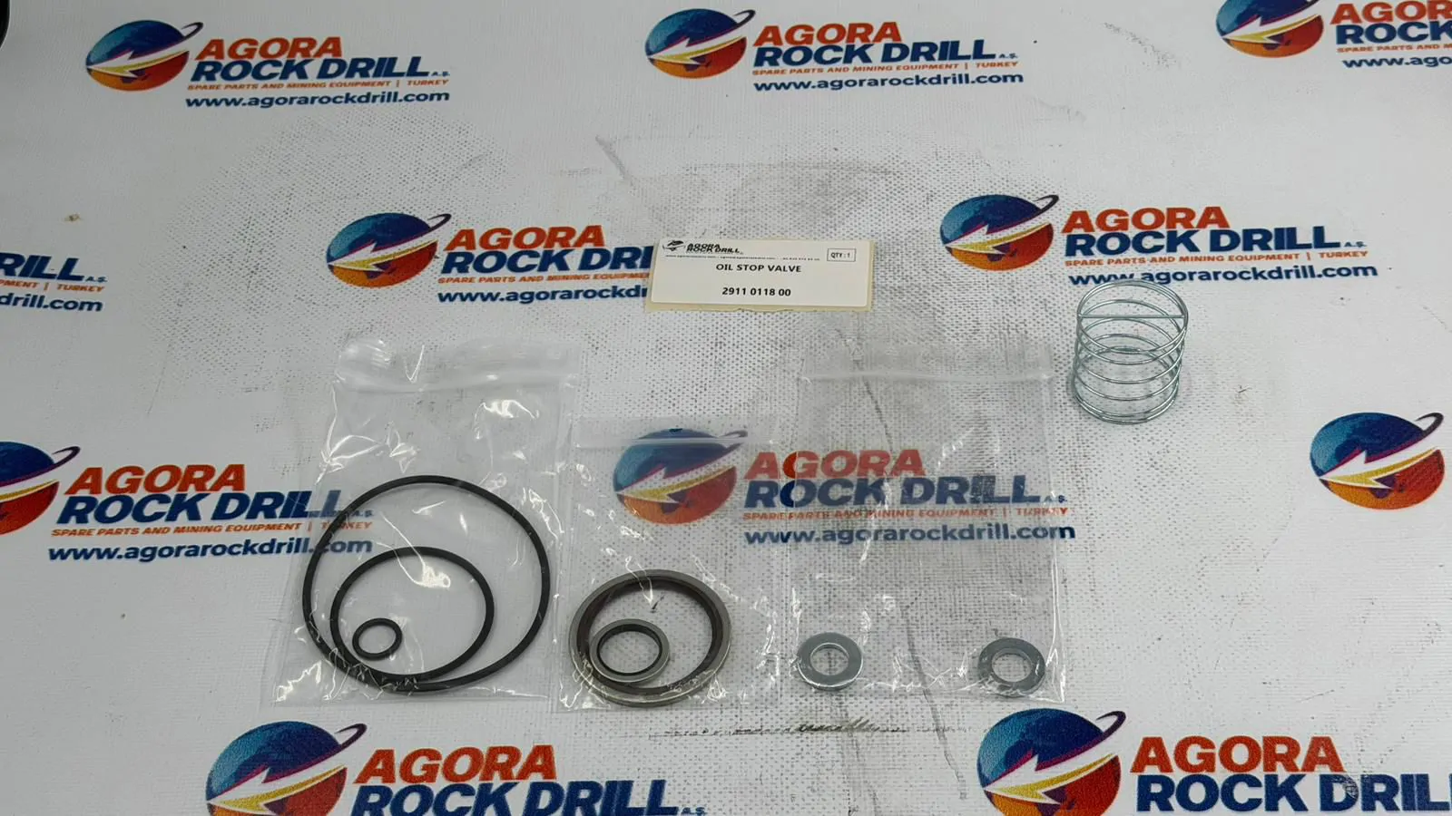 Epiroc - Atlas Copco - Oil Stop Valve - 2911 0118 00 - 2911011800 - 2911-0118-00
