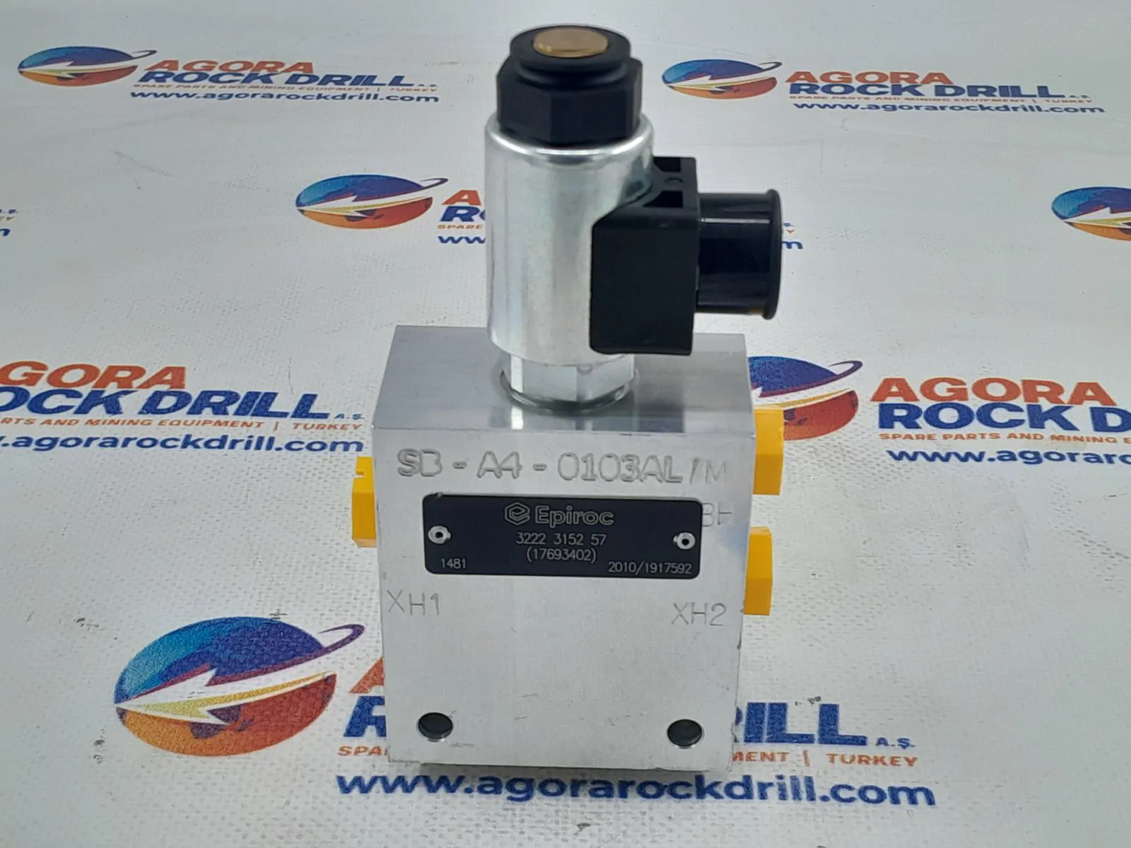 Epiroc - Atlas Copco - Solenoid Valve - 3222 3152 57 - 3222315257 - 3222-3152-57