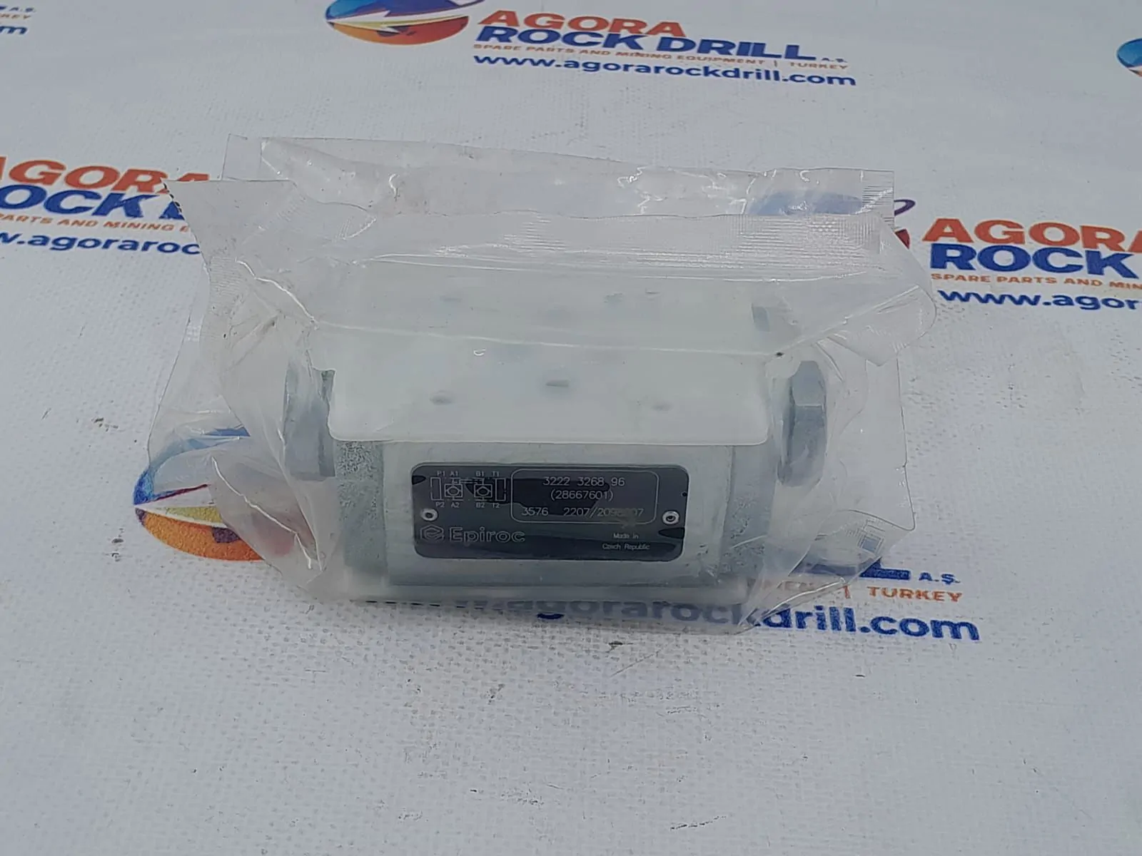 Epiroc - Atlas Copco - Double Check Valve - 3222 3268 96 - 3222326896 - 3222-3268-96