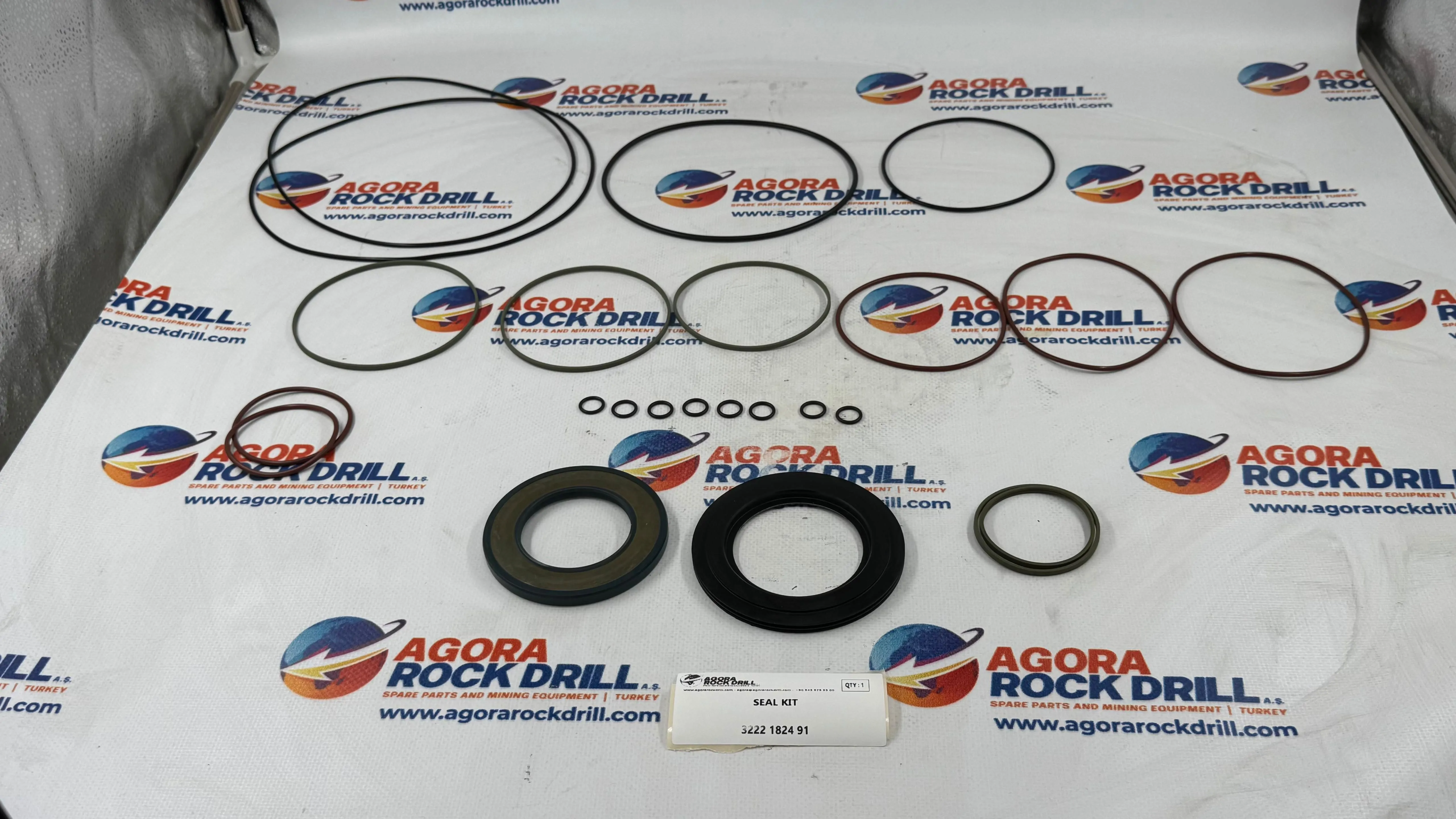 Epiroc - Atlas Copco - Seal Kit - 3222 1824 91 - 3222182491 - 3222-1824-91