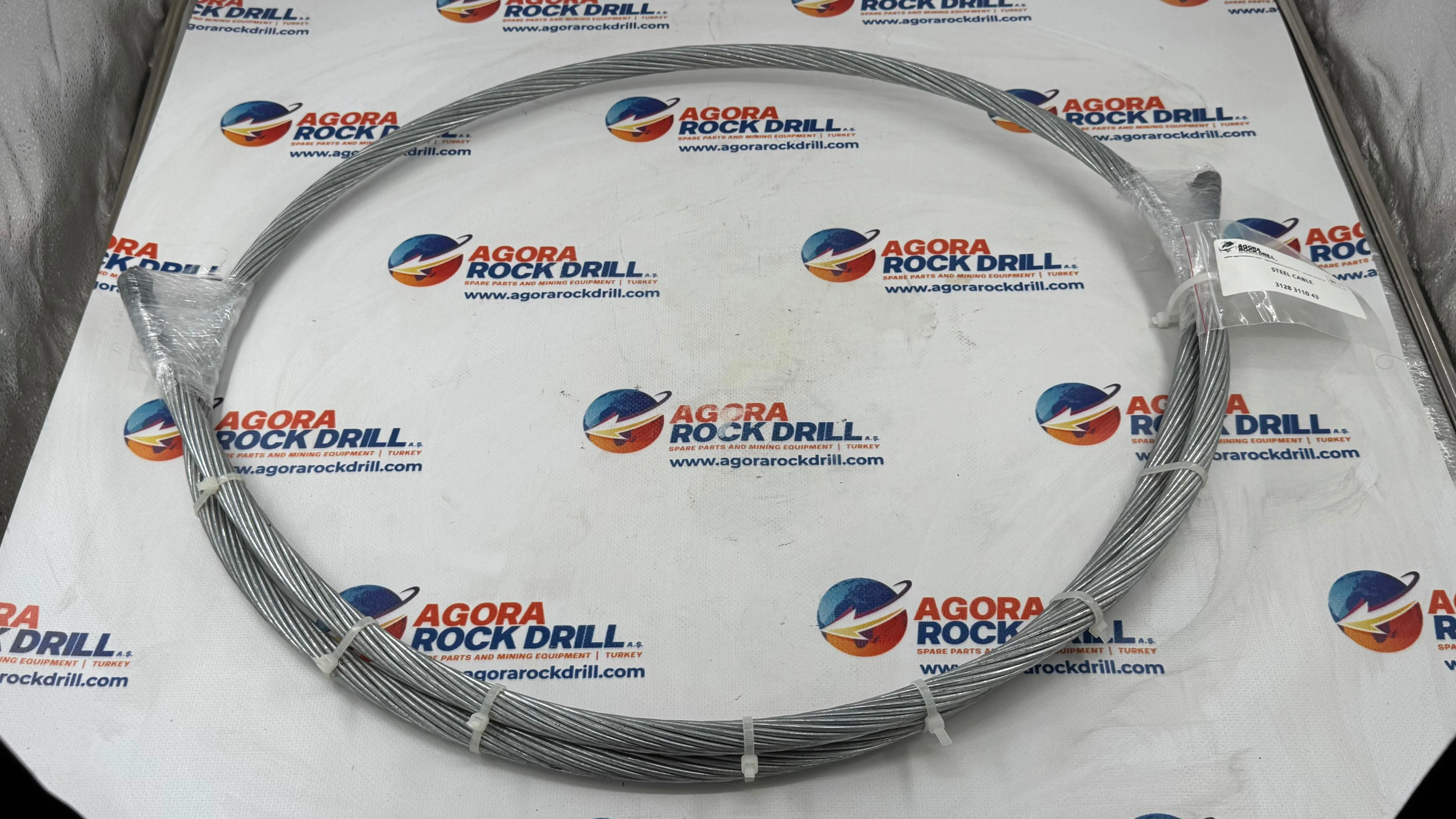 Epiroc - Atlas Copco - Steel Cable - 3128 3110 43 - 3128311043 - 3128-3110-43