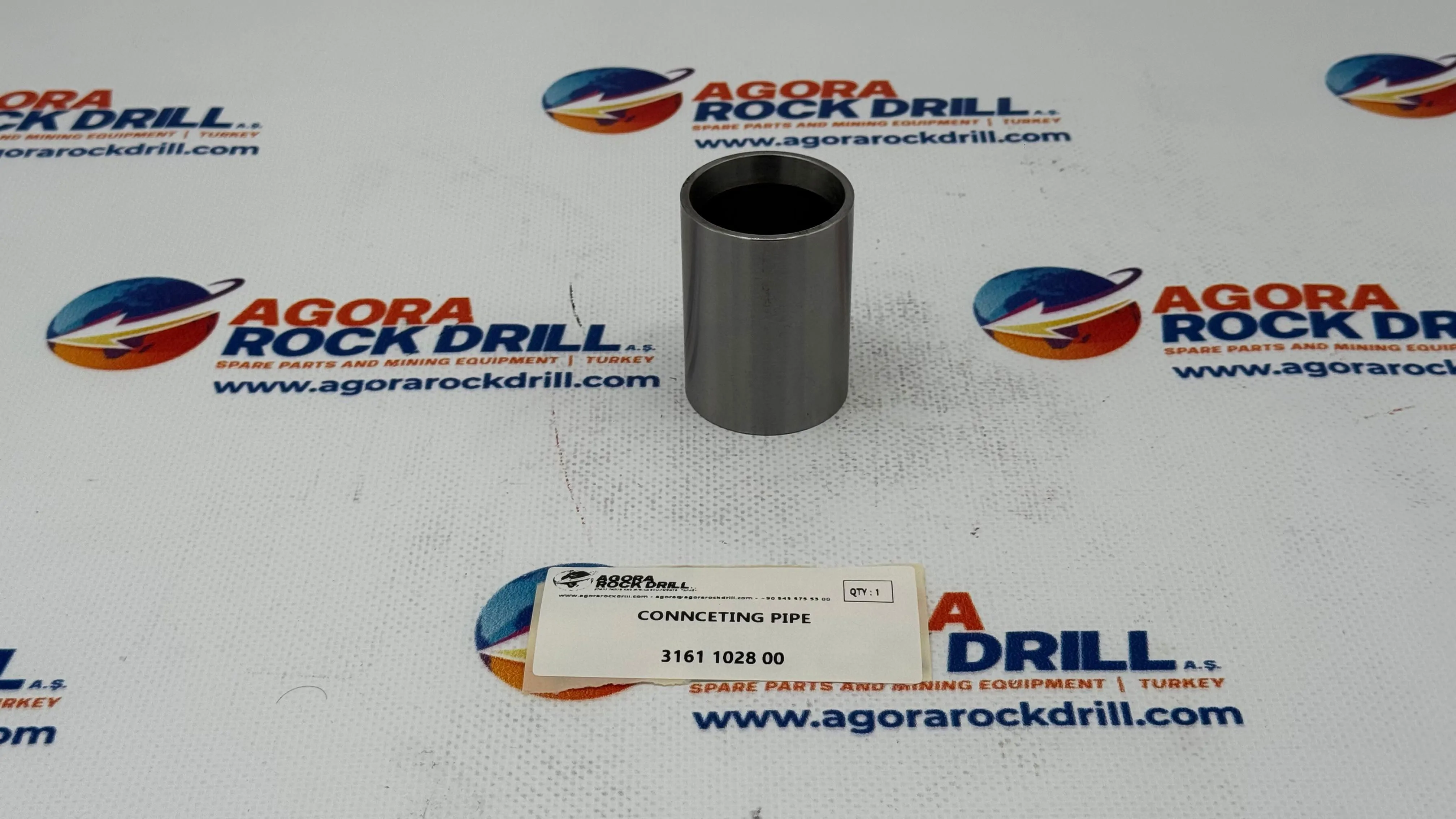 Epiroc - Atlas Copco - Connecting Pipe - 3161 1028 00 - 3161102800 - 3161-1028-00