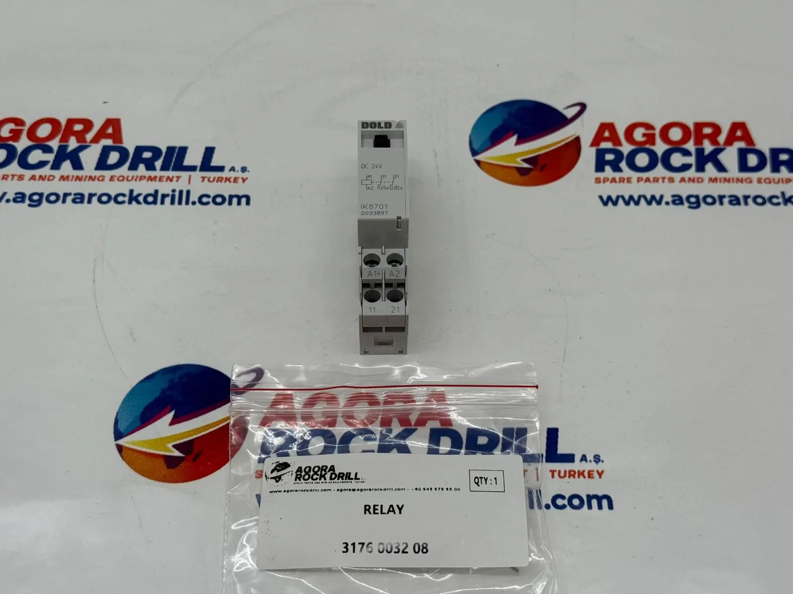 Epiroc - Atlas Copco - Relay - 3176 0032 08 - 3176003208 - 3176-0032-08